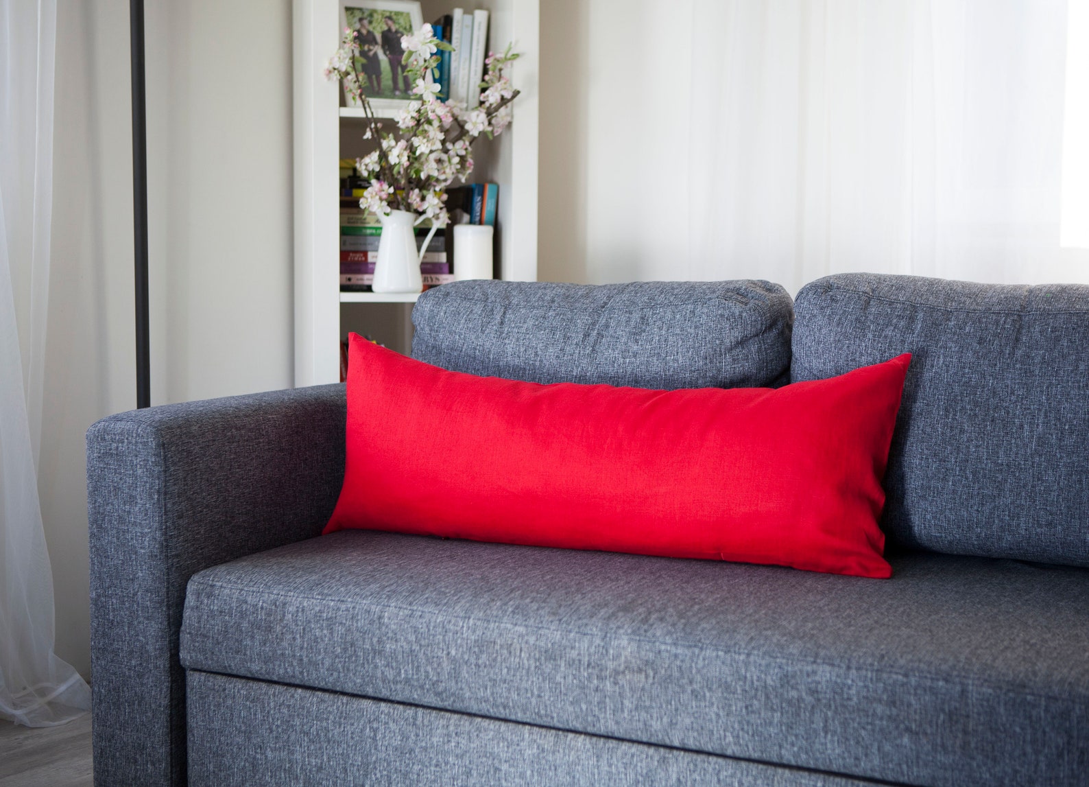 Natural Linen Pillow Cover With Zipper Linen Pillowcases Etsy