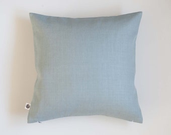 Blue throw pillows - pillow covers - blue linen decorative pillow - blue pillows - custom size pillow covers   0059