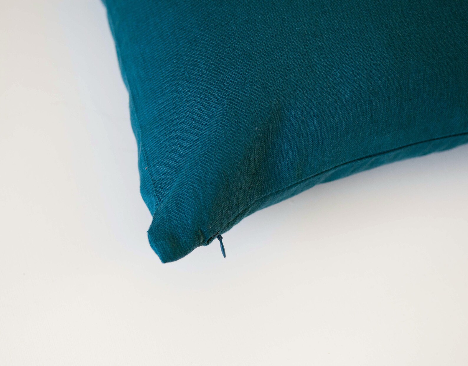Teal Blue Pillow Cover Classic Style Decorative Pillows Case Etsy