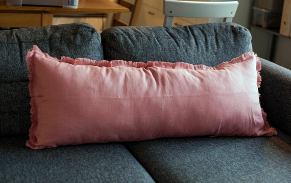 Salmon pink pillows cheap