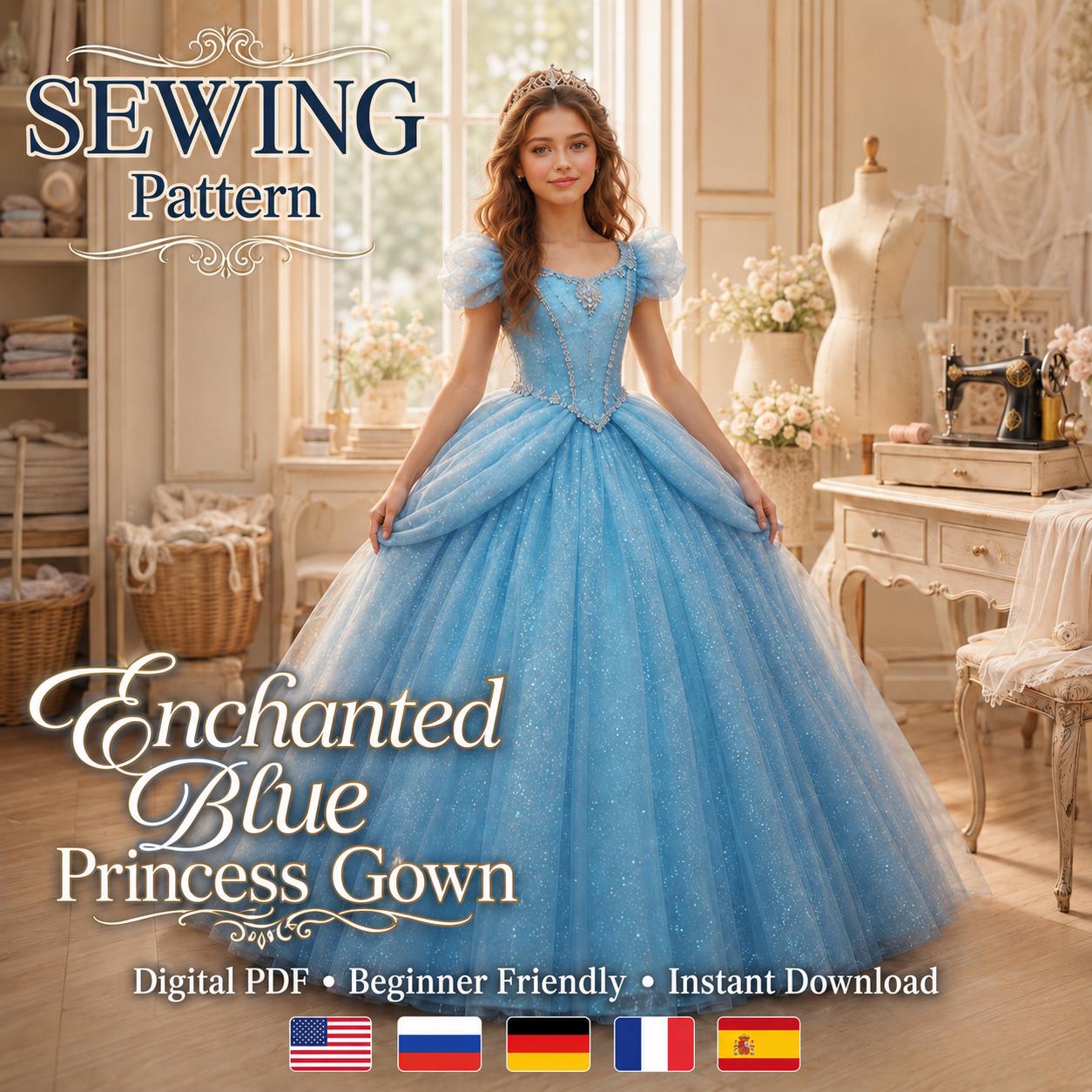 women's light blue winter princess dress Size:Extra Extra Small Port Authority LW808 Women's occasion-springbreak princess sky blue gown The blue bodice features