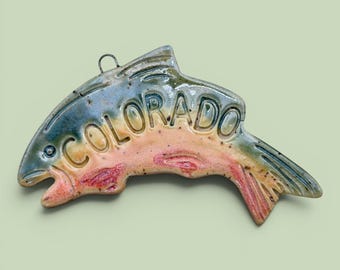 Colorado Trout Cutthroat | Handmade Ceramic Fish Ornament | Colorado Gift