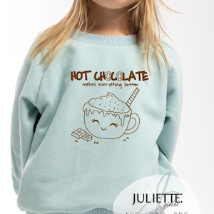 Plotter file | Hot Chocolate | Cocoa Design | Winter Shirt | SVG DXF PNG