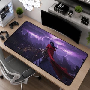 Podkładka pod mysz Final Fantasy Gaming, Podkładka pod mysz Cloud Strife, Podkładka na biurko Midgar, Podkładka pod mysz RPG Gamer, Podkładka na biurko Gamer