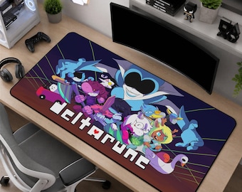 Deltarune Gaming Mauspad, Kris Mauspad, Dark World Schreibtischmatte, RPG Gamer Mauspad, Gamer Schreibtischmatte