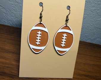 Football earrings