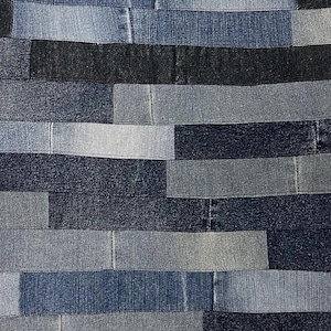 The Patchwork Denim Fabric Panel