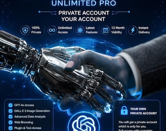 Abbonamento ChatGPT Plus o Pro di 12 mesi / Accesso a GPT-5.5 / Funzionalità complete e assistenza clienti