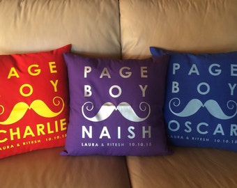 Page Boy Pillow Etsy
