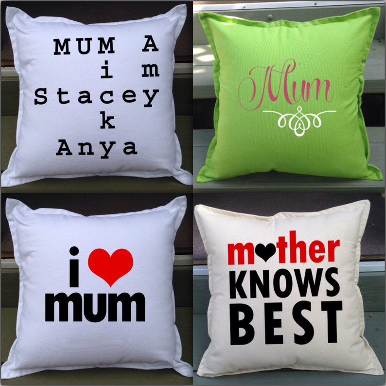 HUGE Selection of Mother's Day Gift Pillows Customise Etsy
