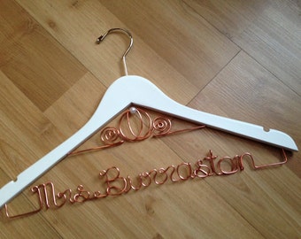 Percha de boda personalizada de Cenicienta – Regalo nupcial personalizado