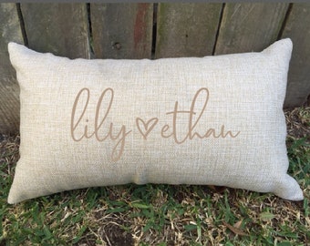 Perfect way to spoil your wife/husband/partner with our couples pillow for your 2nd wedding "cotton" anniversary, valentine's day, LGBTQ+