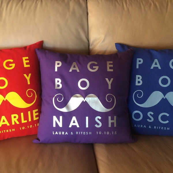 Page Boy Pillow Etsy
