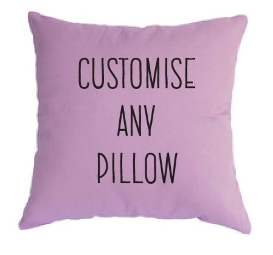 CUSTOMISE ANY Pillow Case Send Us Your Enquiry and We Will Etsy Denmark