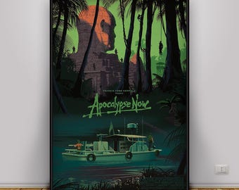 Apocalypse Now Movie Poster : Captain Willard and Colonel Kurtz Wall Art
