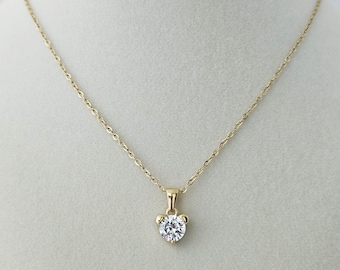 Collier rond blanc avec zircone cubique, grande chaîne plaquée or de 20 pouces