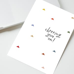 Cheering You On Card | Congratulations Card, Best Friend Cards, Proud of You, You Got This Card, Support Note