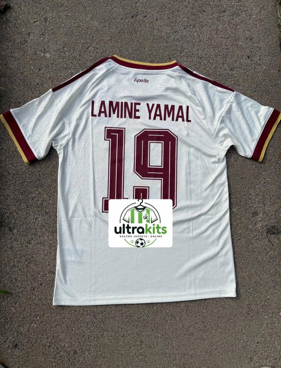 Spain Lamine #19 World Cup Jersey