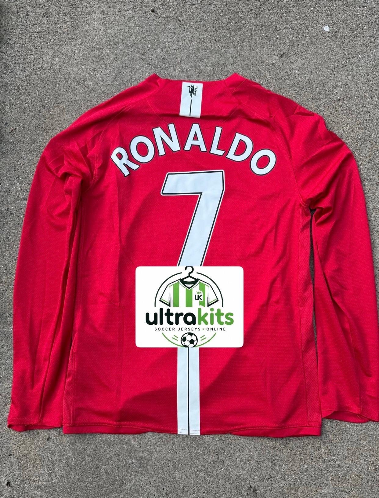 Cristiano Ronaldo Jersey Manchester United Long Sleeve - Etsy Canada