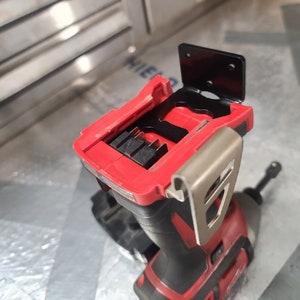 Elektrisch gereedschap houder milwaukee m18/dewalt 20v rechte stijl afbeelding 1