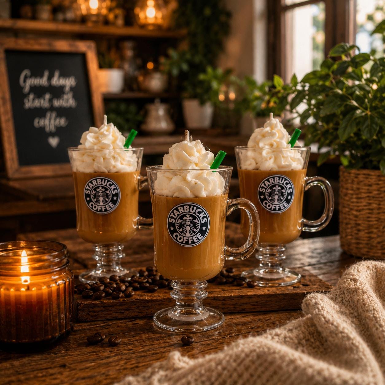 STARBUCKS　キャンドル　 3種類セット Starbucks Candle - Etsy