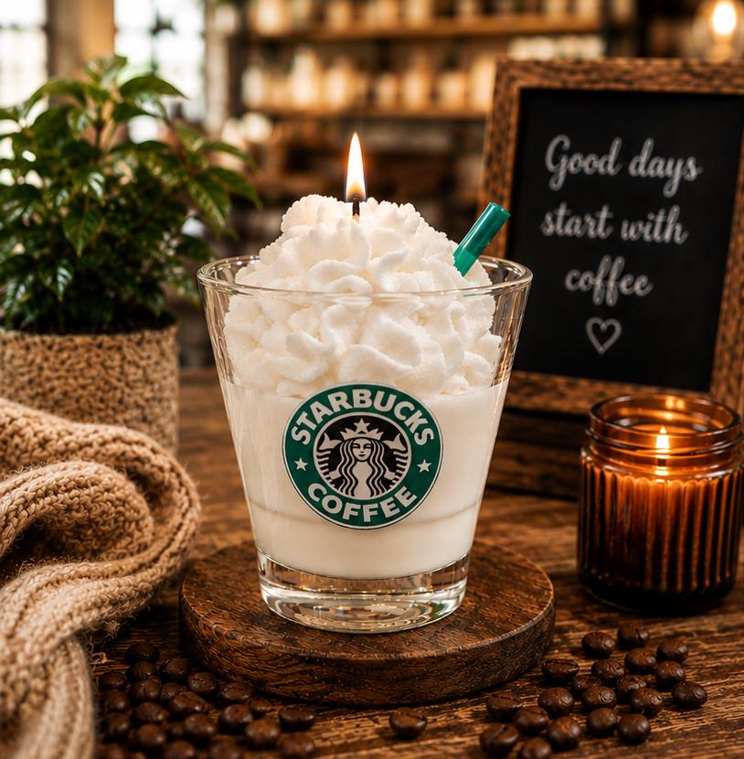 Starbucks Candle - Etsy