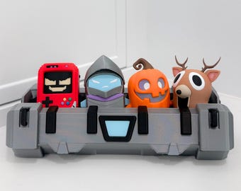 Gaming Sprite Extraction Crate | Choose Any 4 Sprites | 3D Printed Gamer Gift | Desk Display | Shelf Decor