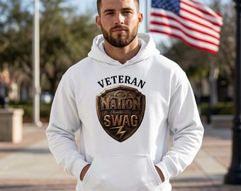 veteran schild stärke-hoodie -behälter reißer-design - schwere mischung komfort - leistungsstarke taktische Lifestyle-Bekleidung - für veteranen