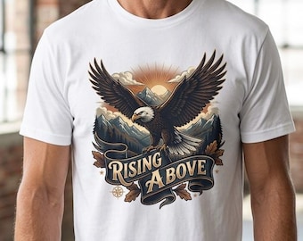 Aufstehen adler Unisex Garment-Dyed T-shirt