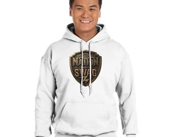 scheibe Stärke Hoodie | Einheits-Gang-Grafik-Sweatshirt | Sovereign Lifestyle Streetwear | Elektrischer Blitz Kompass Zweck Bekleidung
