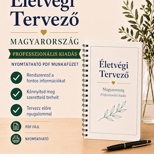 Planer für das Lebensende Ungarn: Professionelle Ausgabe (Druckbare PDF-Datei)
