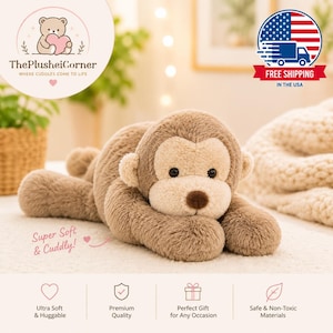 Smudge Monkey Jellycat - Etsy