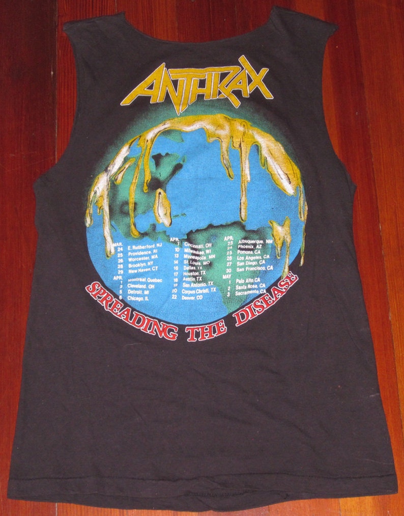baju vintage anthrax