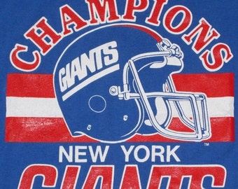 This Shirt Is Sure to TITTLE-ate You! - Vintage 1987 New York Giants Super Bowl XXI Champions T-Shirt - Official NFL - Screen Stars