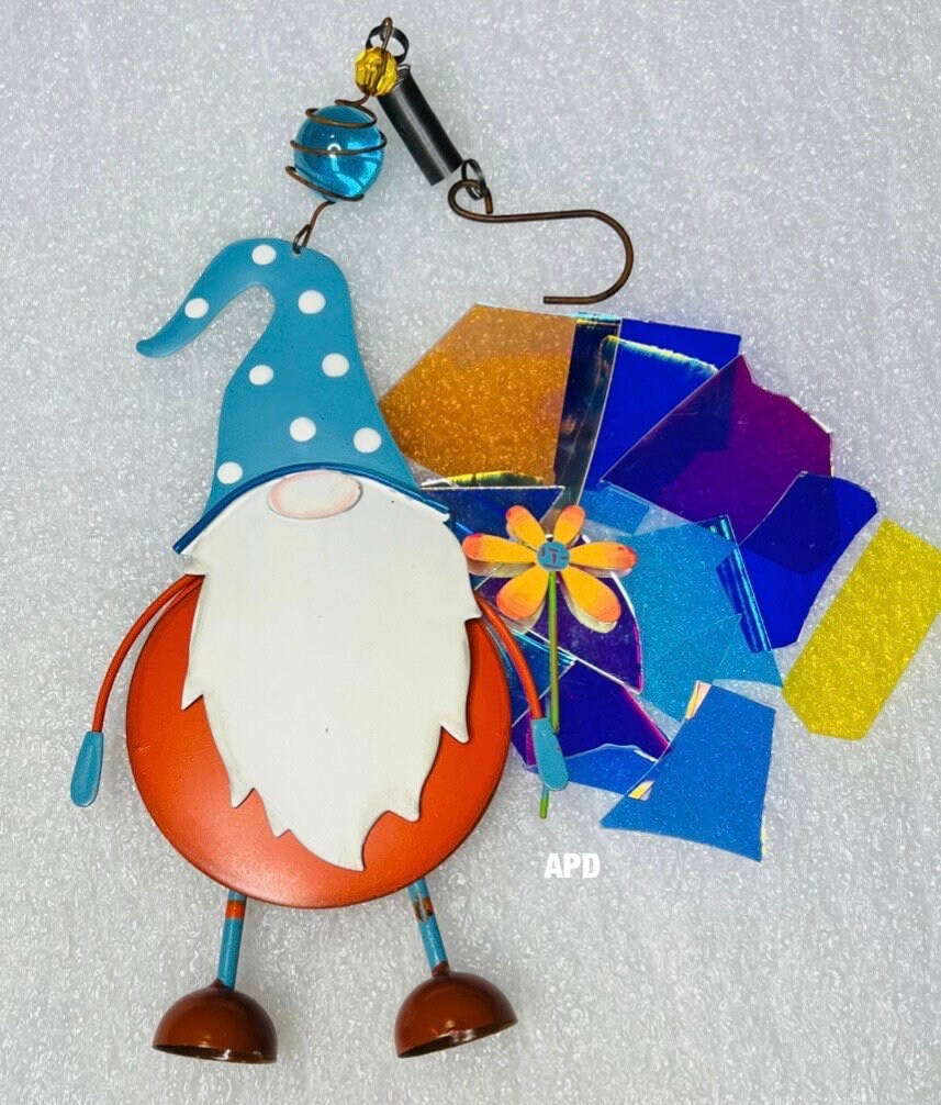 DIY Suncatcher Kit.. Gnome Suncatcher Kit.. Adult Craft.. Crafts.. Glass Suncatcher Kit.. Gnomes