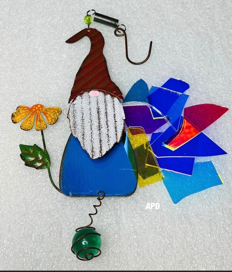 DIY Suncatcher Kit.. Gnome Suncatcher Kit.. Adult Craft.. Etsy
