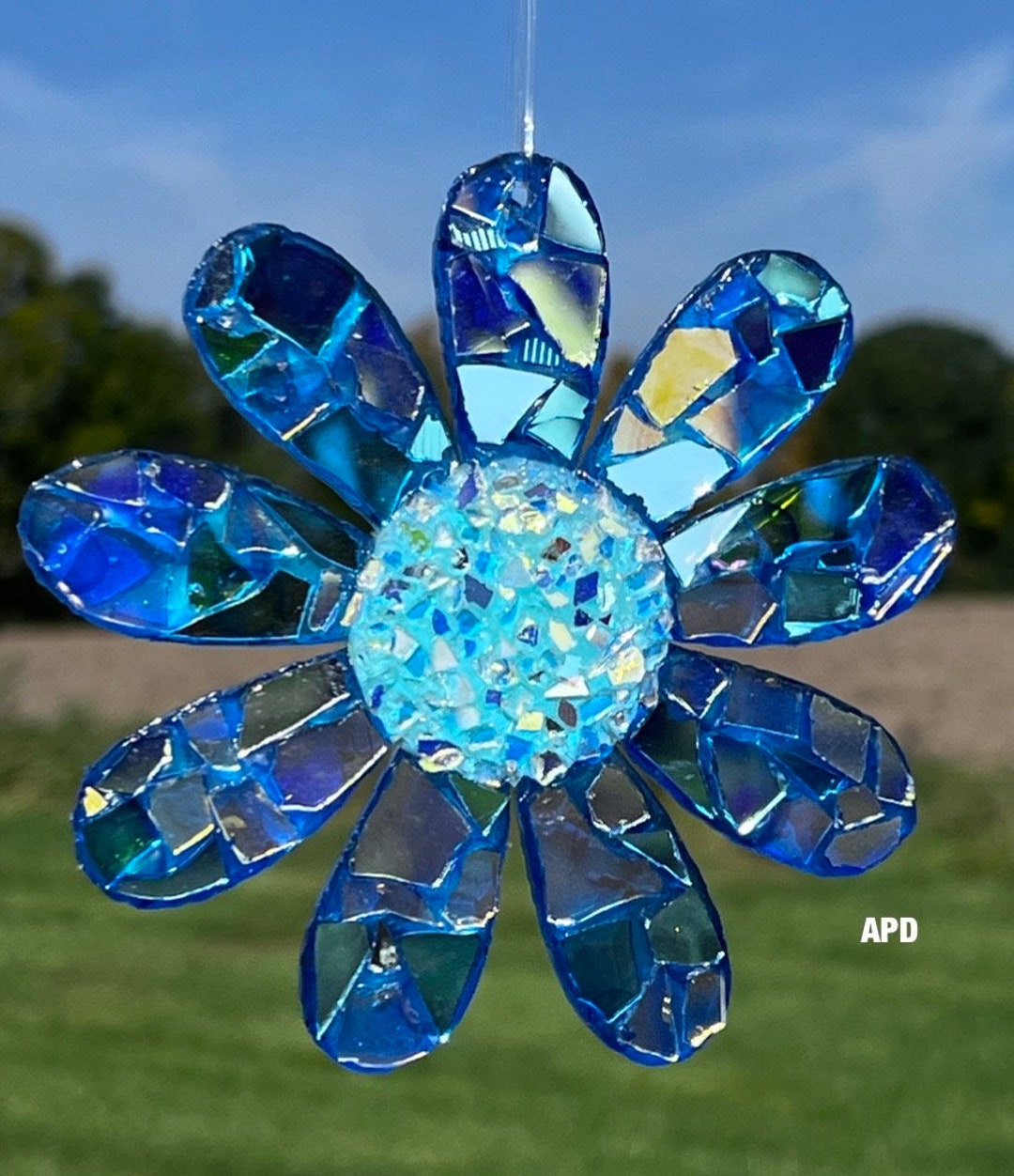 5 Daisy Suncatcher.. APD.. Suncatchers.. Blingy Item.. Garden Etsy