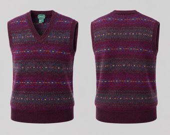 80s PRINGLE OF SCOTLAND Cashmere Rhombus Man Sweater - Etsy