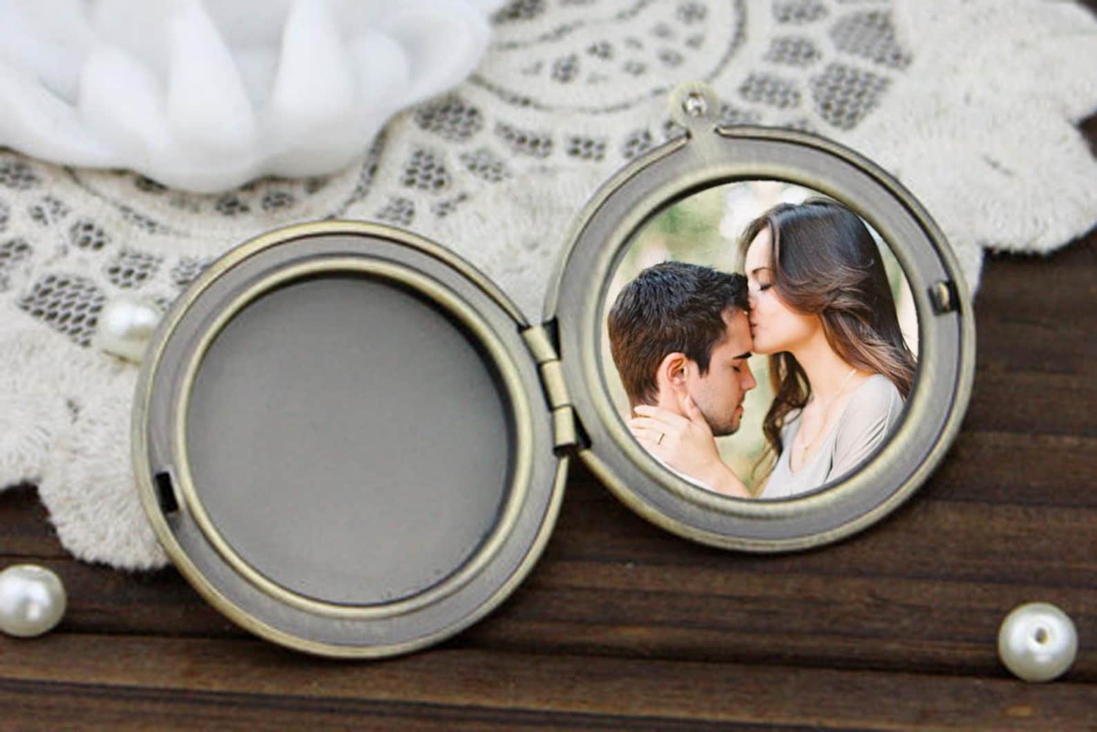 Photo Insert for Locket Necklace. Locket Photo Addon for Etsy