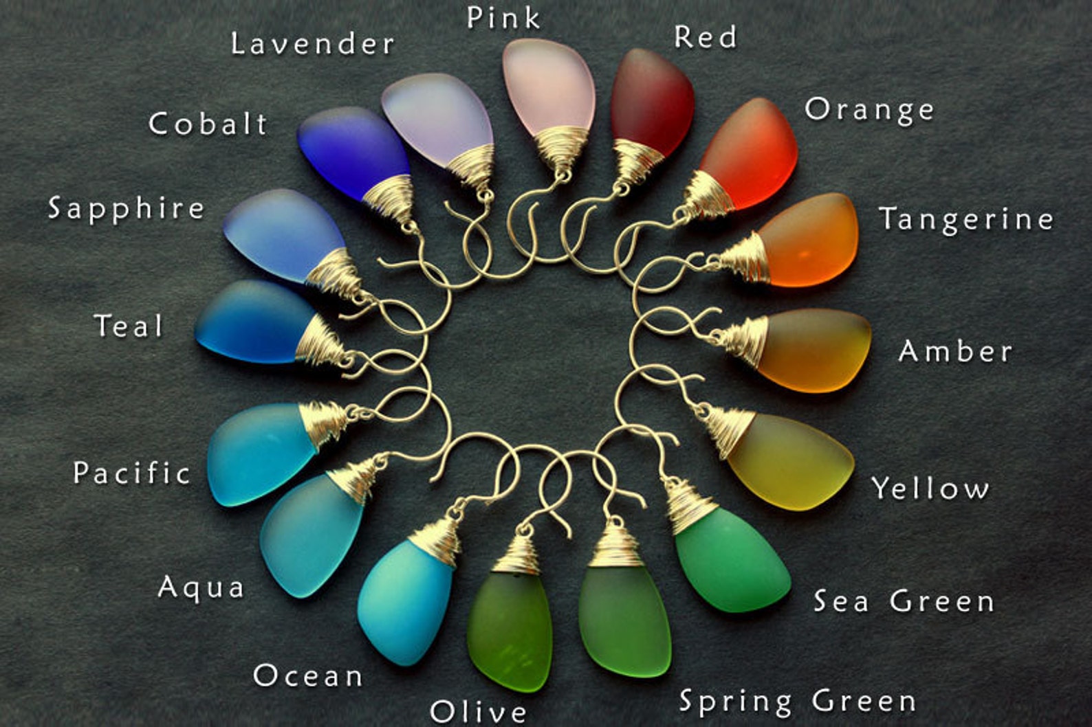 Ocean Earring - Orange