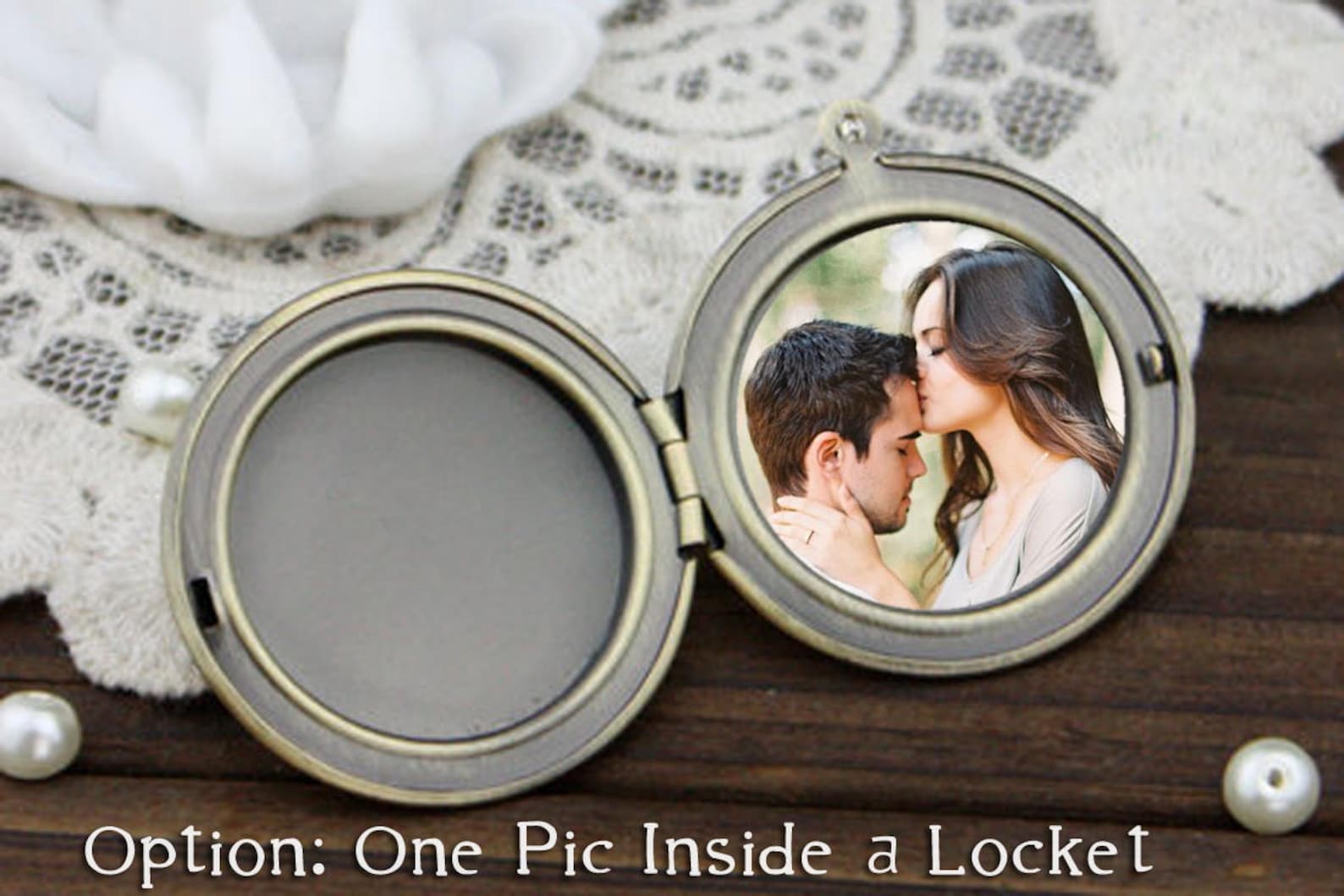Photo Insert for Locket Necklace. Locket Photo Addon for Etsy