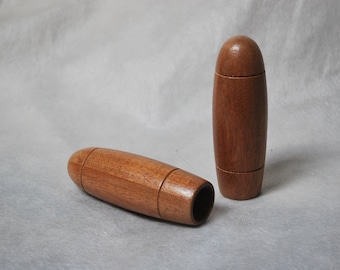 Vintage Wooden Bicycle Grips - Torpedo R