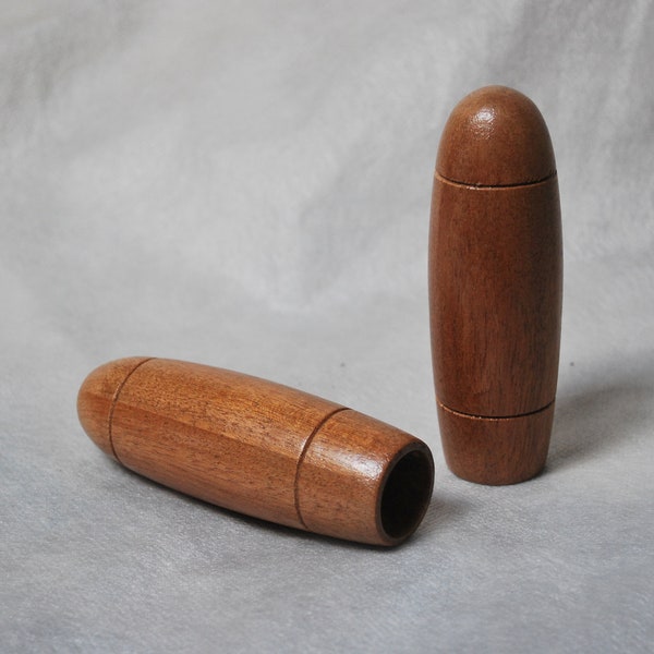 Vintage Wooden Bicycle Grips - Torpedo R