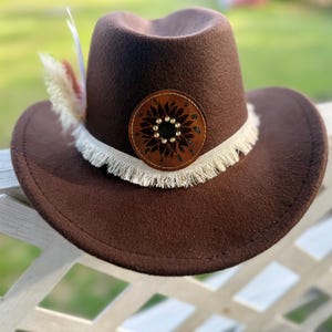 Faux Fur Cowboy Hat Women - Etsy display picture 3