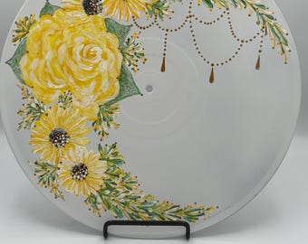 Hand Painted Vinyl Record