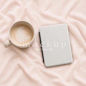 Kindle Reader IPad Case Printify Mockup, Kindle Case PSD Template, Kindle Smart Object PSD