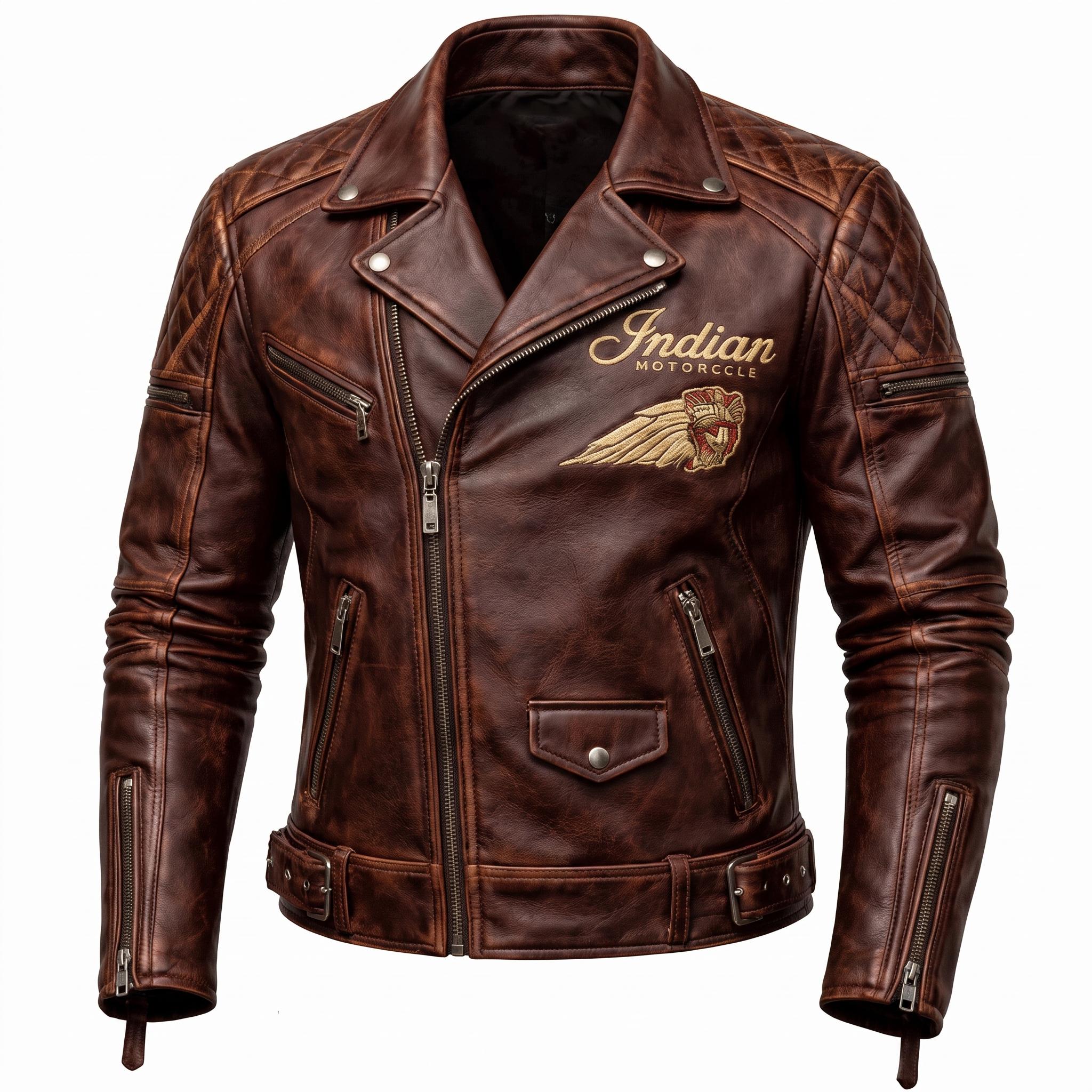 Asymmetrical Zip Leather Bomber - Etsy