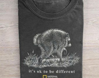 Jimothy Raccoon Shirt, It's Ok To Be Different Tee, Funny Short Spine Raccoon Graphic, Retro Wildlife Apparel, Sarcastic Trash Panda Gift