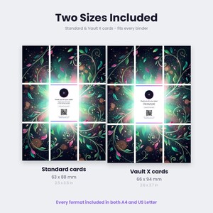 Bulbasaur 133/132 Extended Binder Art | Printable 9-Pocket Display | Inspired Fan Art, A4 + US Letter | Card Not Included image 4