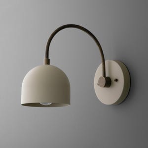 Gray Black Sconce - Minimalist Sconce - Industrial Light - Bathroom Light - Light Fixture - Model No. 8586